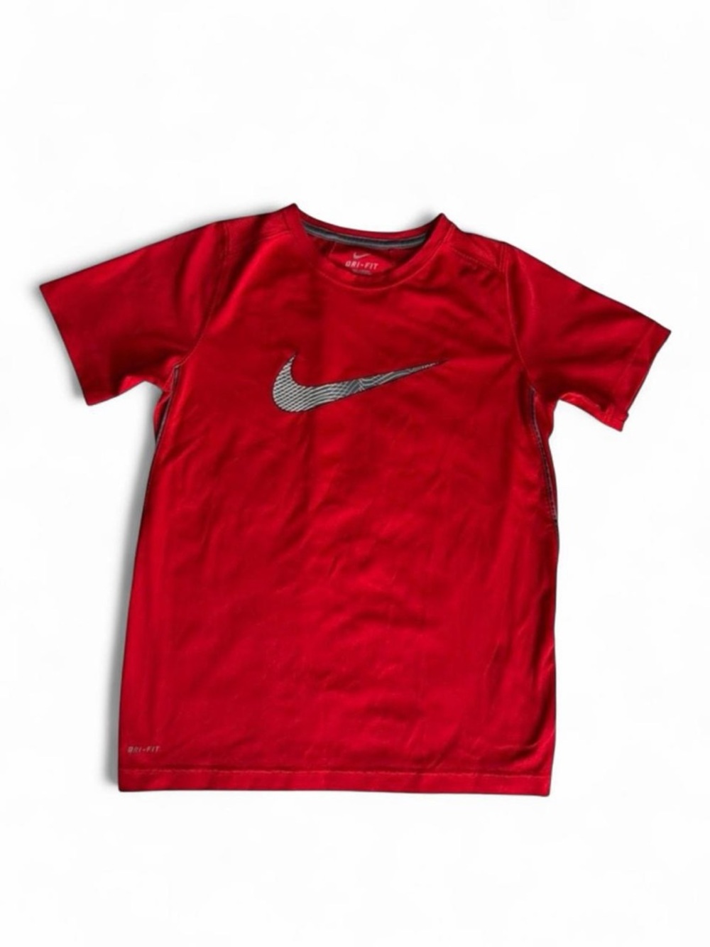 Nike Dri-FIT Boys Red Athletic Shirt Size L